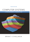 EBK COMPUTER SYSTEMS - 3rd Edition - by O'HALLARON - ISBN 8220101459107