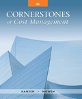 EBK CORNERSTONES OF COST MANAGEMENT - 4th Edition - by MOWEN - ISBN 8220103648561