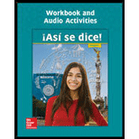 Asi se dice! Level 1, Workbook and Audio Activities - 1st Edition - by Conrad J. Schmitt - ISBN 9780076668496
