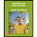 Asi se dice! Level 3, Workbook and Audio Activities - 1st Edition - by Conrad J. Schmitt - ISBN 9780076668519