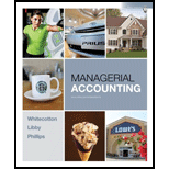 Managerial Accounting With Connect Plus - 1st Edition - by Stacey Whitecotton, Robert Libby, Fred Phillips - ISBN 9780077403508