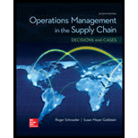 OPERATIONS MANAGEMENT IN THE SUPPLY CHAIN: DECISIONS & CASES (Mcgraw-hill Series Operations and Decision Sciences)