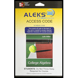 Aleks 360 Access Card (18 Weeks) for College Algebra