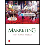 Marketing - 12th Edition - by Roger A. Kerin, Steven W. Hartley, William Rudelius - ISBN 9780077861032
