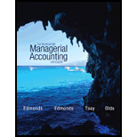 Fundamental Managerial Accounting Concepts - 7th Edition - by Thomas P Edmonds, Christopher Edmonds, Bor-Yi Tsay, Philip R Olds - ISBN 9780078025655