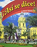 Asi Se Dice! - 9th Edition - by Schmitt, Conrad J. - ISBN 9780078777837