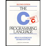 C Programming Language - 2nd Edition - by Brian W. Kernighan, Dennis M. Ritchie, Dennis Ritchie - ISBN 9780131103627