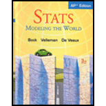 Stats: Modeling the World Nasta Edition Grades 9-12