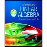 Elementary Linear Algebra: A Matrix Approach - 2nd Edition - by Lawrence E. Spence, Stephen H. Friedberg, Arnold J. Insel - ISBN 9780131871410