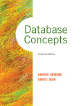 EBK DATABASE CONCEPTS - 7th Edition - by AUER - ISBN 9780133544886