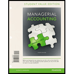 Managerial Accounting, Student Value Edition Plus NEW MyLab Accounting with Pearson eText -- Access Card Package (4th Edition) - 4th Edition - by Karen W. Braun, Wendy M. Tietz - ISBN 9780133849332