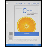 Starting Out with C++ from Control Structures to Objects, Student Value Edition plus MyProgrammingLab with Pearson eText -- Access Card Package (8th Edition) - 8th Edition - by Tony Gaddis - ISBN 9780133862232