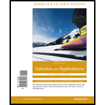 Calculus with Applications Books a la Carte Edition - 11th Edition - by Margaret L. Lial; Nathan P. Ritchey; Raymond N. Greenwell - ISBN 9780133864564