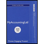 MyLab Accounting with Pearson eText -- Access Card -- for Horngren's Accounting, The Financial Chapters (My Accounting Lab)