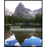 Concepts of Programming Languages (11th Edition) - 11th Edition - by Robert W. Sebesta - ISBN 9780133943023