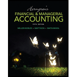 Horngren's Financial & Managerial Accounting Plus Mylab Accounting With Pearson Etext -- Access Card Package (5th Edition) (miller-nobles Et Al., The Horngren Accounting Series) - 5th Edition - by Tracie L. Miller-Nobles, Brenda L. Mattison, Ella Mae Matsumura - ISBN 9780134077345
