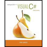 Starting out with Visual C# (4th Edition)