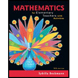 Mathematics for Elementary Teachers with Activities (5th Edition)