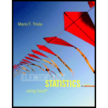 EBK ELEMENTARY STATISTICS USING EXCEL - 5th Edition - by Triola - ISBN 9780134429700