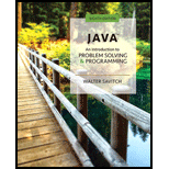 Java: An Introduction to Problem Solving and Programming (8th Edition)