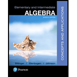 Elementary and Intermediate Algebra: Concepts and Applications (7th Edition)
