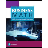 Business Math (11th Edition) - 11th Edition - by Cheryl Cleaves, Margie Hobbs, Jeffrey Noble - ISBN 9780134496436