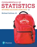 Fundamentals of Statistics (5th Edition) - 5th Edition - by Sullivan - ISBN 9780134510026