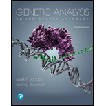 Genetic Analysis: An Integrated Approach (3rd Edition) - 3rd Edition - by Mark F. Sanders, John L. Bowman - ISBN 9780134605173