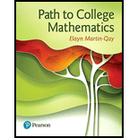Path To College Mathematics - 1st Edition - by Martin-Gay,  K. Elayn,  1955- - ISBN 9780134654409