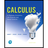 Calculus for Business, Economics, Life Sciences, and Social Sciences (14th Edition)
