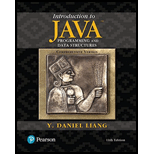 Introduction to Java Programming and Data Structures, Comprehensive Version (11th Edition)