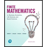 Finite Mathematics for Business, Economics, Life Sciences and Social Sciences