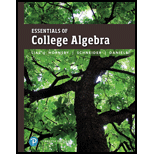 Essentials of College Algebra (12th Edition)