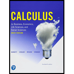 EBK CALCULUS FOR BUSINESS, ECONOMICS, L - 14th Edition - by Stocker - ISBN 9780134856667