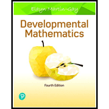 DEVELOPMENTAL MATHEMATICS - 4th Edition - by Martin-Gay - ISBN 9780134896014