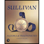 Algebra And Trigonometry (11th Edition)