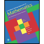 A Problem Solving Approach To Mathematics For Elementary School Teachers (13th Edition)