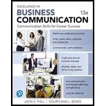 EBK EXCELLENCE IN BUSINESS COMMUNICATIO - 13th Edition - by BOVEE - ISBN 9780135202265