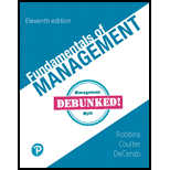 Pearson eText Fundamentals of Management -- Instant Access (Pearson+) - 11th Edition - by Stephen Robbins,  Mary Coulter - ISBN 9780135640999