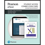 Pearson eText for Principles of Macroeconomics -- Combo Access Card - 13th Edition - by CASE,  Karl, Fair,  Ray, Oster,  Sharon - ISBN 9780135662182