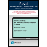 CRIMINALISTICS-COMBO REVEL ACCESS CARD - 13th Edition - by Saferstein - ISBN 9780135778142
