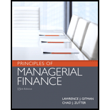Principles Of Managerial Finance (13th Edition) - 13th Edition - by Lawrence J. Gitman, Chad J. Zutter - ISBN 9780136119463