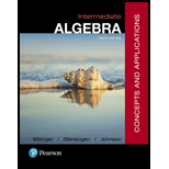 Pearson eText for Intermediate Algebra: Concepts and Applications -- Instant Access (Pearson+) - 10th Edition - by Marvin Bittinger,  David Ellenbogen - ISBN 9780137442911