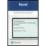 Pearson eText for Criminalistics: An Introduction to Forensic Science -- Instant Access (Pearson+) - 13th Edition - by Richard Saferstein,  Tiffany Roy - ISBN 9780137542512