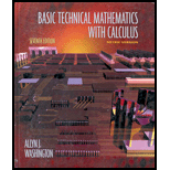 Basic Technical Mathematics With Calculus - 7th Edition - by Allyn Washington - ISBN 9780201519037