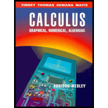 Calculus - 95th Edition - by Finney, Ross L. - ISBN 9780201554786