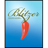 College Algebra - 5th Edition - by Robert F. Blitzer - ISBN 9780321559838