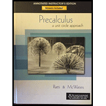 Precalculus: A Unit Circle Approach - 10th Edition - by Ratti, J. S. - ISBN 9780321565075