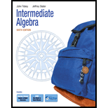 Intermediate Algebra - 6th Edition - by John Jr Tobey Jr., Jeffrey Slater - ISBN 9780321578297