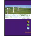Elementary Statistics Using The Ti-83/84 Plus Calculator (triola Statistics Series) - 3rd Edition - by Mario F. Triola - ISBN 9780321641489